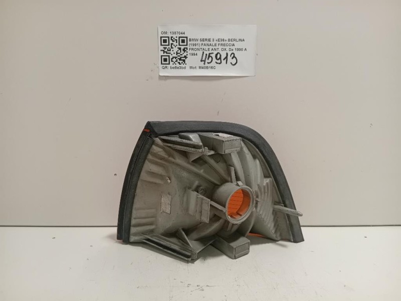 Fanale Freccia Frontale ANT DX 1387044 Bmw Serie 3 E36 Berlina 1991