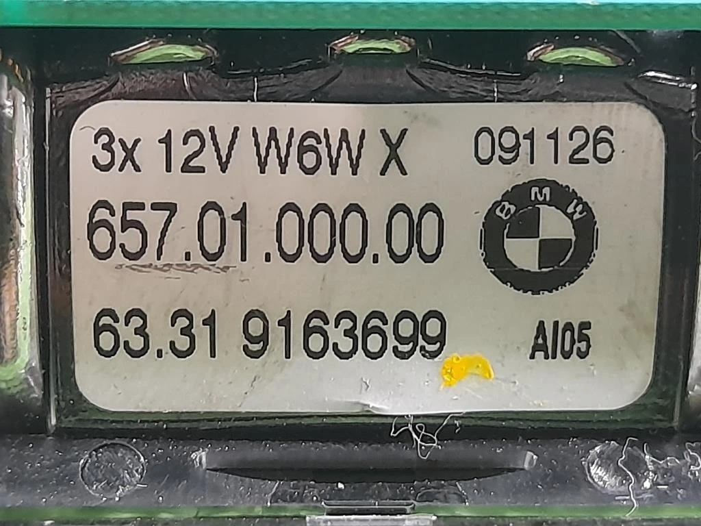 LUCE DI Cortesia Abitacolo 6331 9163699 Bmw Serie 5 F10 Berlina 2010