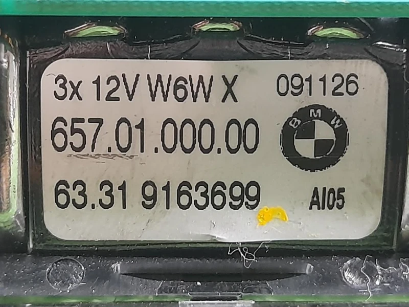 LUCE DI Cortesia Abitacolo 6331 9163699 Bmw Serie 5 F10 Berlina 2010