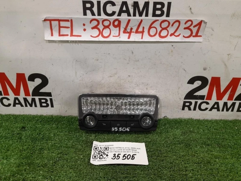 LUCE DI Cortesia Abitacolo 6331 9163699 Bmw Serie 5 F10 Berlina 2010