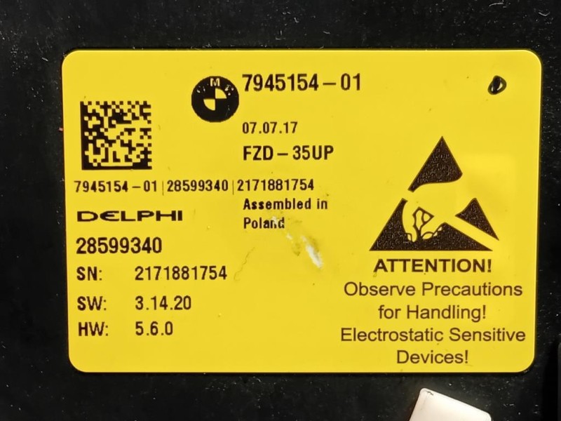 LUCE DI Cortesia Abitacolo 7945154 Bmw Serie 5 G30 Berlina 2016