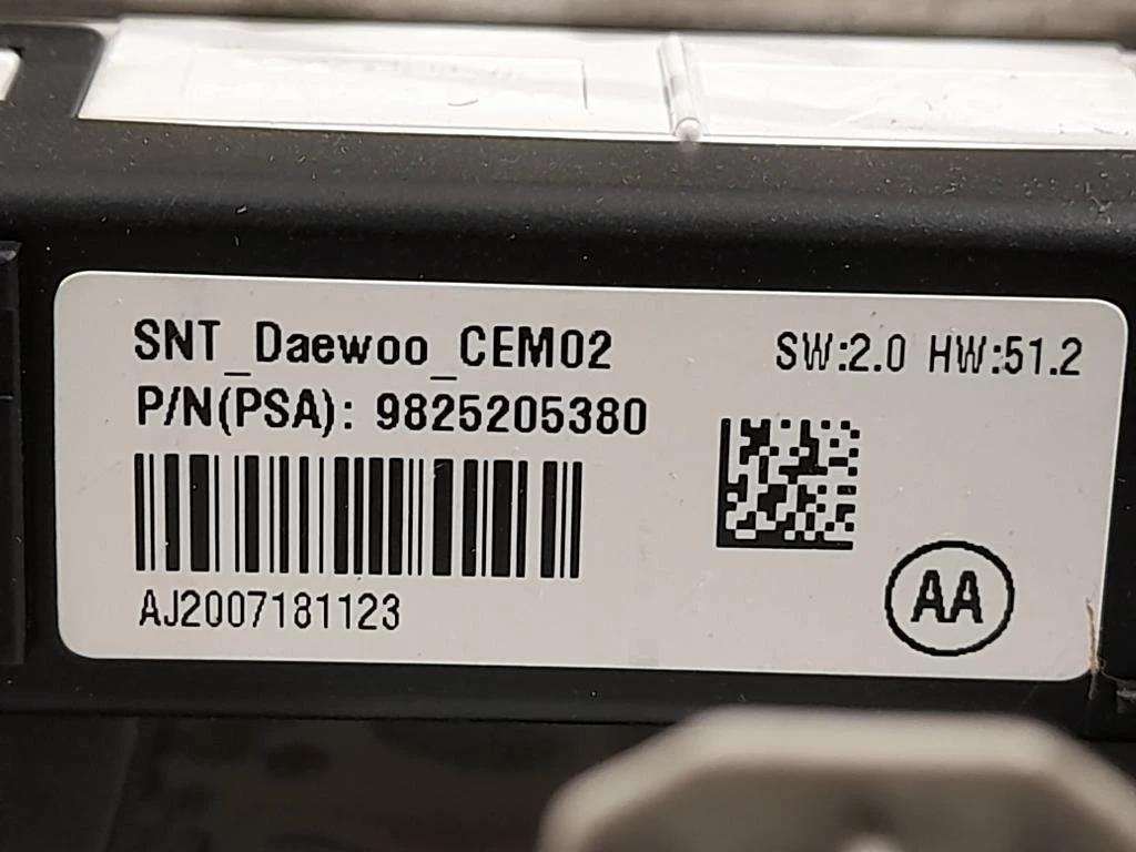 LUCE DI Cortesia Abitacolo 9811856577 Citroen C3 III 2016