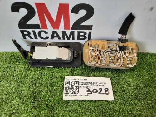 LUCE DI Cortesia Abitacolo 6362AL Citroen DS3 2010