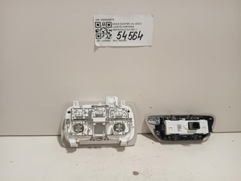 LUCE DI Cortesia Abitacolo 248602657R Dacia Duster II 2021