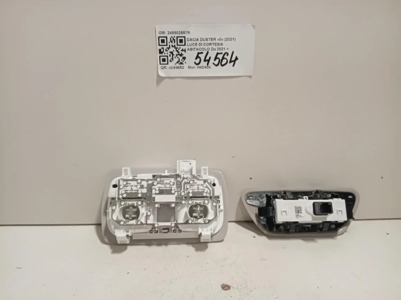 LUCE DI Cortesia Abitacolo 248602657R Dacia Duster II 2021
