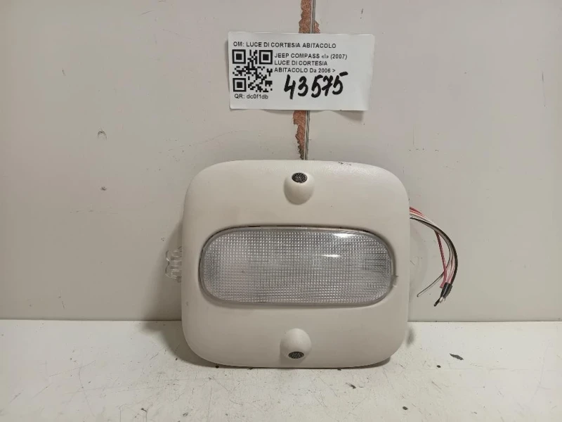 LUCE DI Cortesia Abitacolo LUCE DI CORTESIA ABITACOLO Jeep Compass I 2007
