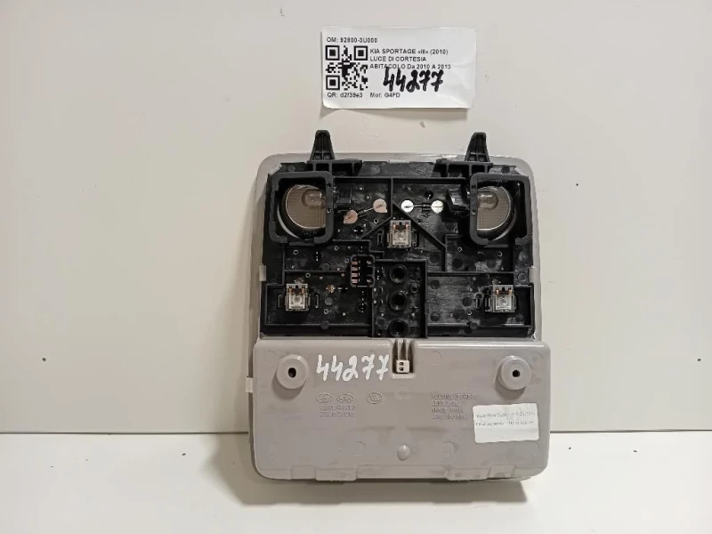 LUCE DI Cortesia Abitacolo 92800-3U000 Kia Sportage III 2010