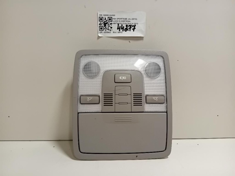 LUCE DI Cortesia Abitacolo 92800-3U000 Kia Sportage III 2010