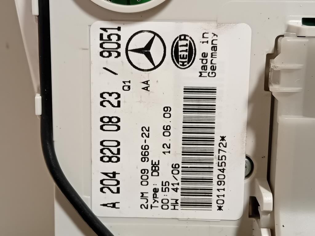 LUCE DI Cortesia Abitacolo A2048200823 Mercedes Classe C W204 2007