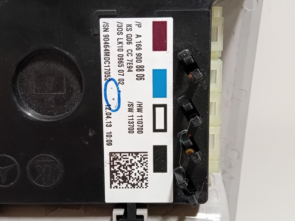 LUCE DI Cortesia Abitacolo A 166 900 41 15 Mercedes Classe GLE W166 2015