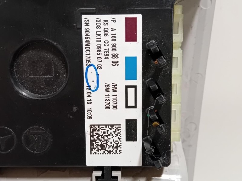 LUCE DI Cortesia Abitacolo A 166 900 41 15 Mercedes Classe GLE W166 2015