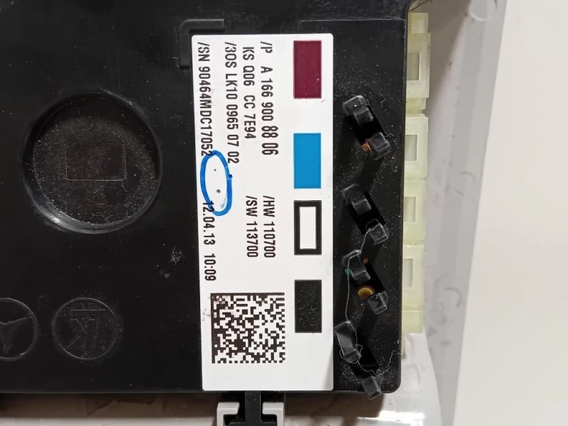 LUCE DI Cortesia Abitacolo A 166 900 41 15 Mercedes Classe GLE W166 2015