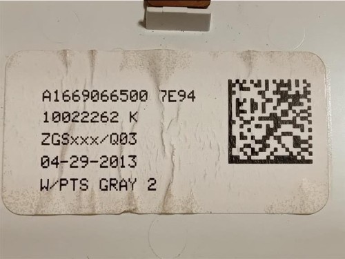 LUCE DI Cortesia Abitacolo A166 900 65 00 Mercedes Classe ML W166 2012