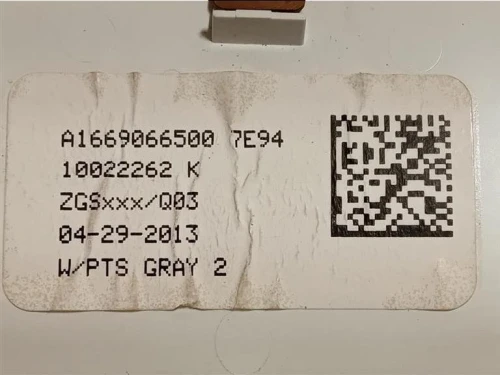 LUCE DI Cortesia Abitacolo A166 900 65 00 Mercedes Classe ML W166 2012