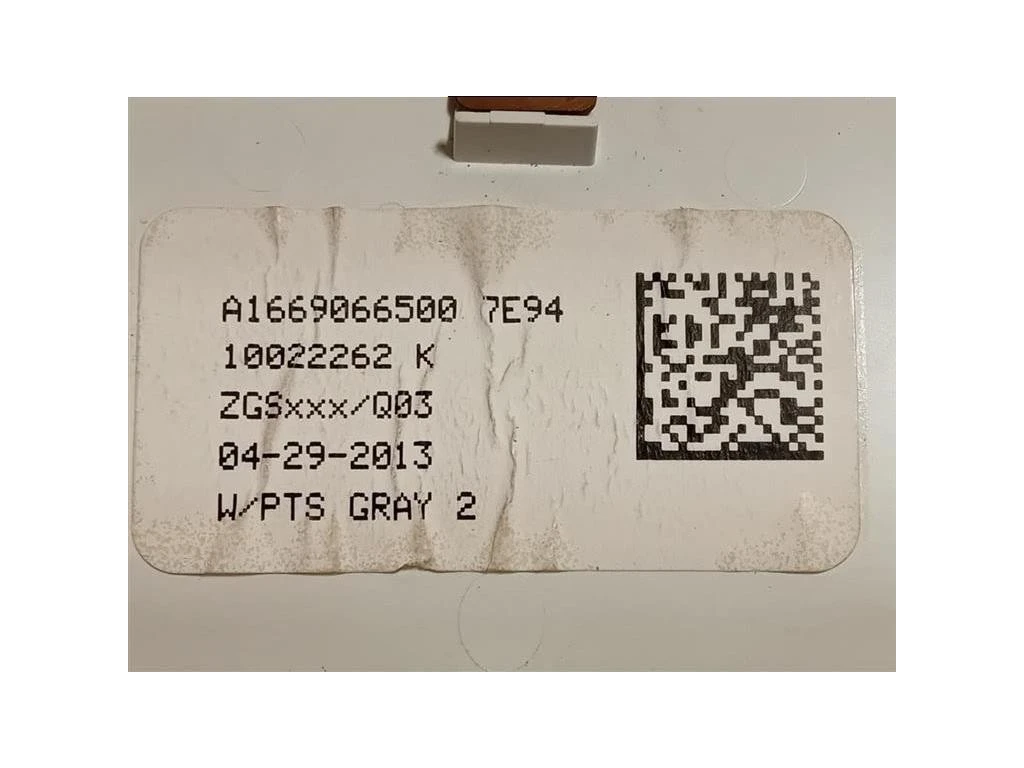 LUCE DI Cortesia Abitacolo A166 900 65 00 Mercedes Classe ML W166 2012