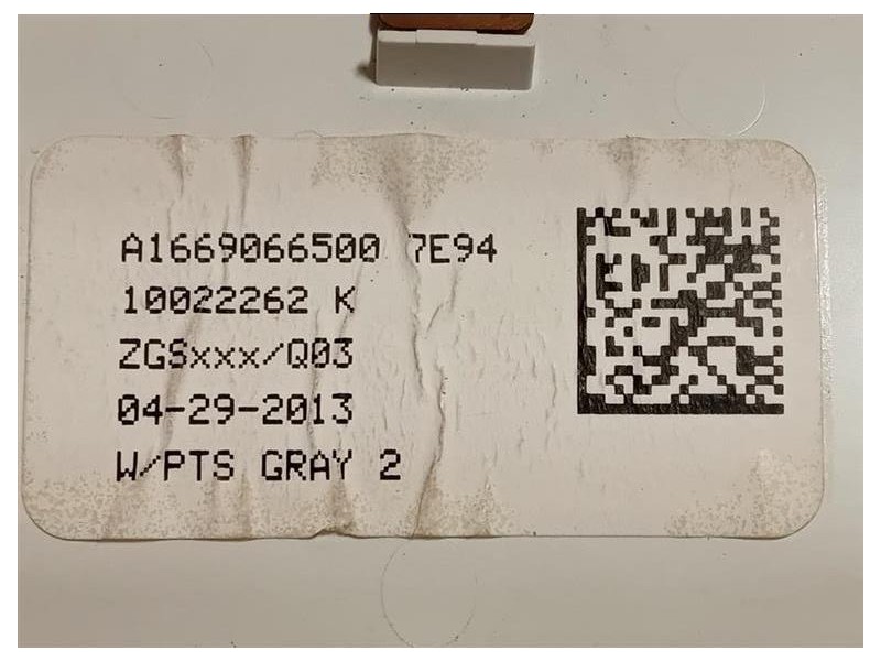 LUCE DI Cortesia Abitacolo A166 900 65 00 Mercedes Classe ML W166 2012