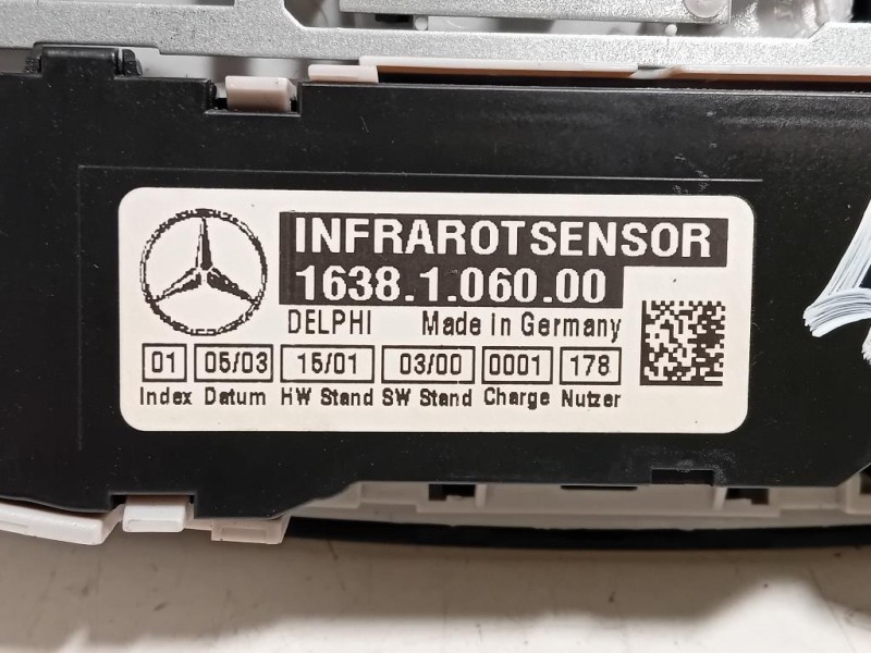 LUCE DI Cortesia Abitacolo A170 820 13 01 Mercedes Classe SLK R170 1997