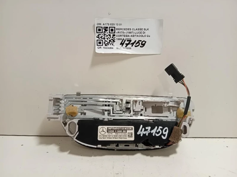 LUCE DI Cortesia Abitacolo A170 820 13 01 Mercedes Classe SLK R170 1997