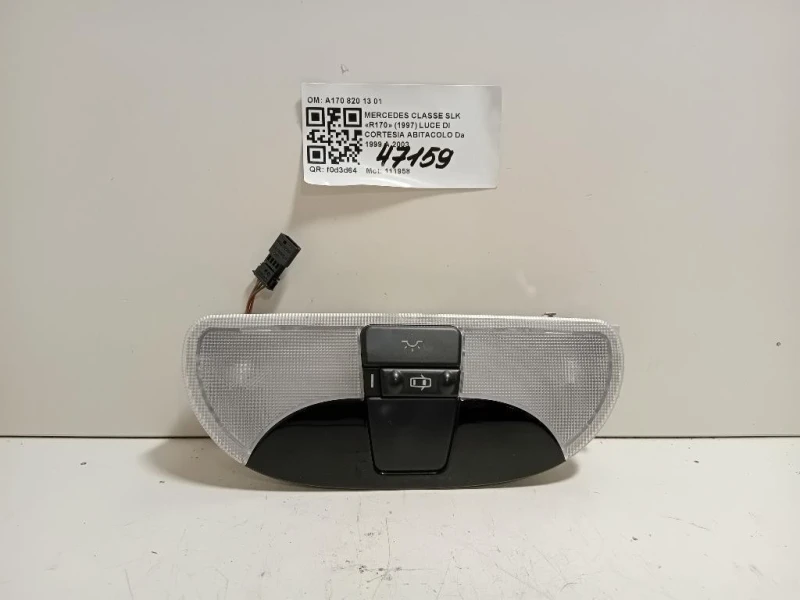 LUCE DI Cortesia Abitacolo A170 820 13 01 Mercedes Classe SLK R170 1997
