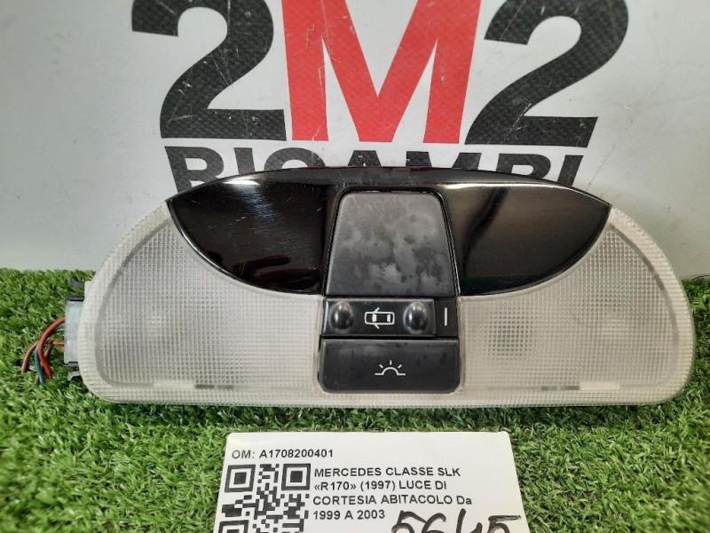 LUCE DI Cortesia Abitacolo A1708200401 Mercedes Classe SLK R170 1997