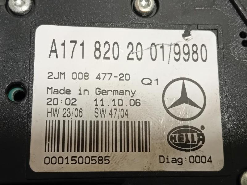 LUCE DI Cortesia Abitacolo A1718202001 Mercedes Classe SLK R171 2004