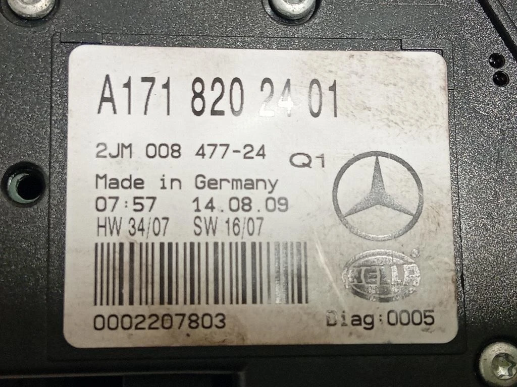 LUCE DI Cortesia Abitacolo A1718202401 Mercedes Classe SLK R171 2004