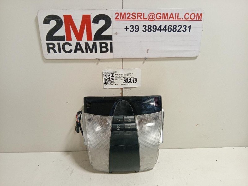 LUCE DI Cortesia Abitacolo A1718202401 Mercedes Classe SLK R171 2004