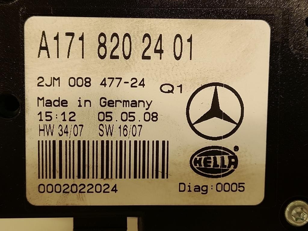 LUCE DI Cortesia Abitacolo A1718202401 Mercedes Classe SLK R171 2008