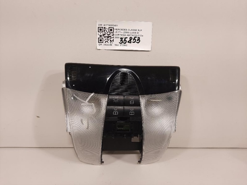 LUCE DI Cortesia Abitacolo A1718202401 Mercedes Classe SLK R171 2008