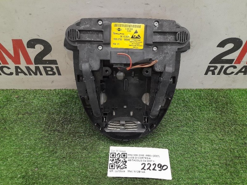 LUCE DI Cortesia Abitacolo 3422623 Mini MINI ONE R56 2007