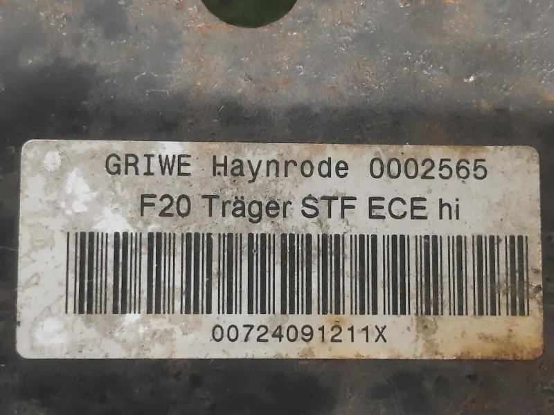 Traversa Paraurti POST 51127240912 Bmw Serie 1 F20 Berlina 2012