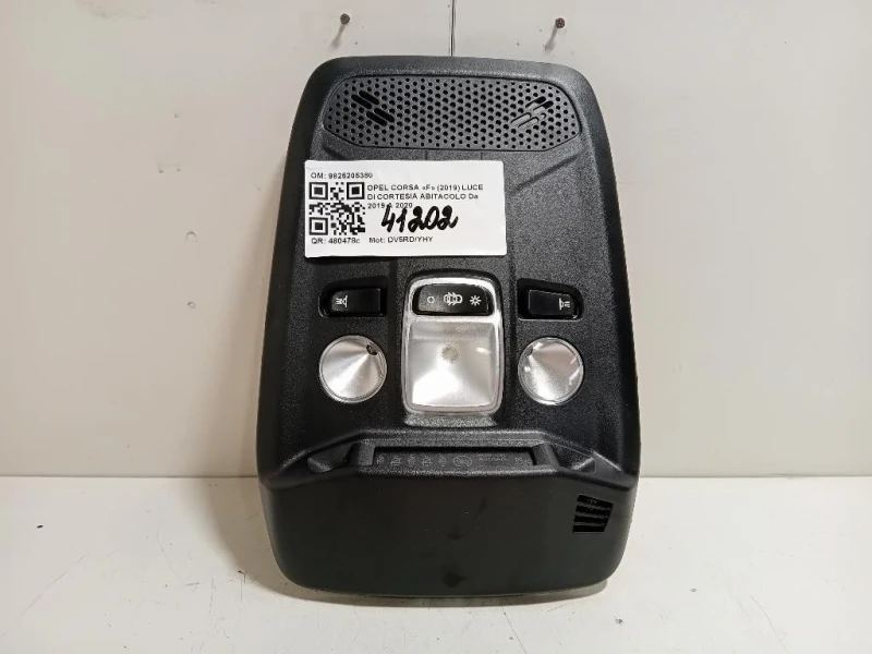 LUCE DI Cortesia Abitacolo 9825205380 Opel Corsa E 2014