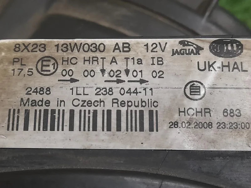 Proiettore ANT SX 8X2313W030 Jaguar XF I 2008