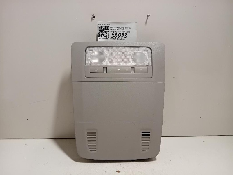LUCE DI Cortesia Abitacolo 316627975 Opel Crossland X 2017