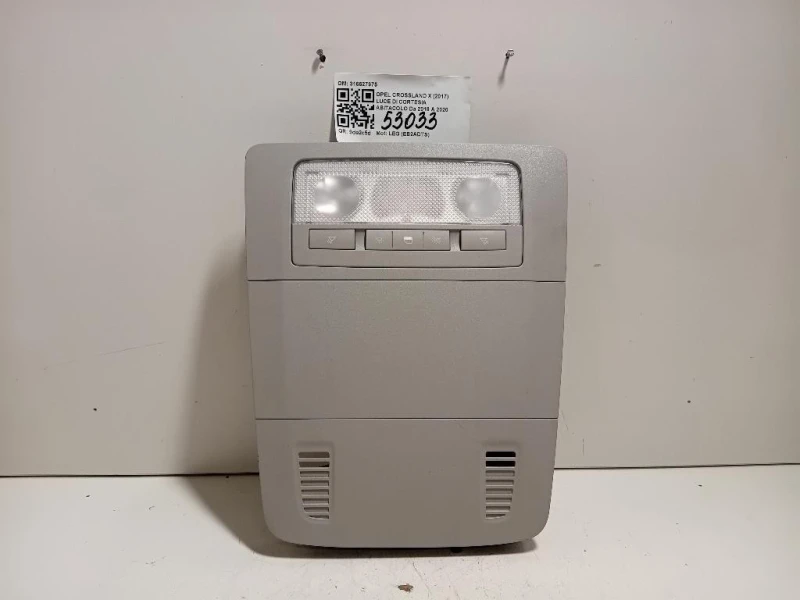 LUCE DI Cortesia Abitacolo 316627975 Opel Crossland X 2017