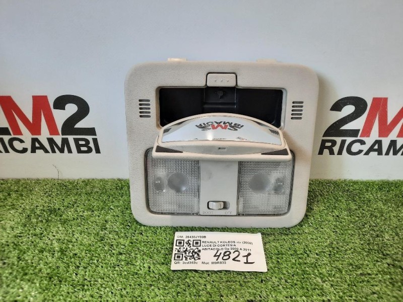 LUCE DI Cortesia Abitacolo 26430JY00B Renault Koleos I 2008