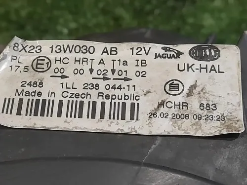 Proiettore ANT SX 8X23-13W030AB Jaguar XF I 2008
