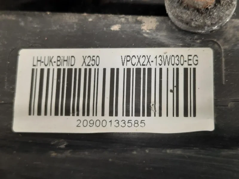 Proiettore ANT SX FARO ANTERIORE VPCX2X-13W030-EG Jaguar XF I 2011