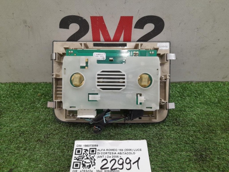 LUCE DI Cortesia Abitacolo ANT 156073059 Alfa Romeo 159 2006