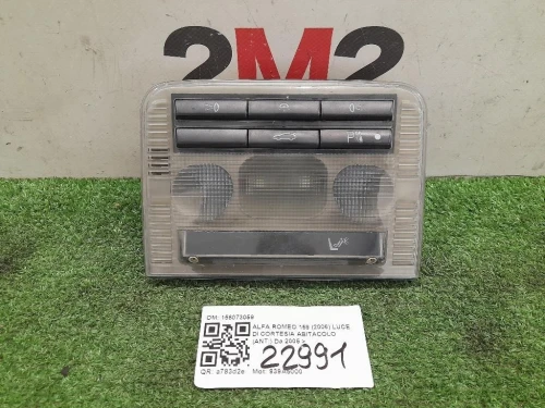 LUCE DI Cortesia Abitacolo ANT 156073059 Alfa Romeo 159 2006