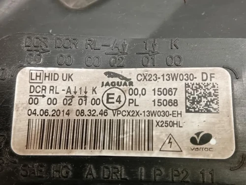 Proiettore ANT SX CX23-13W030-DF Jaguar XF I 2011