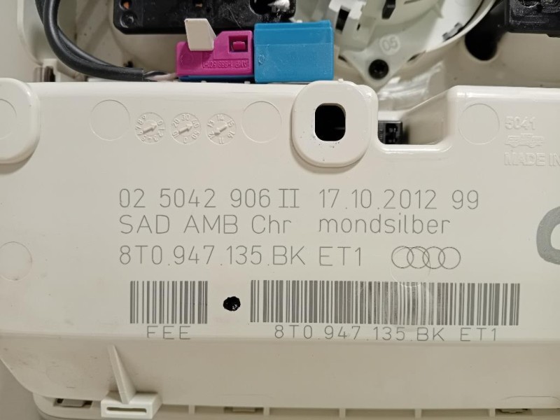 LUCE DI Cortesia Abitacolo ANT 8K0951177 PORTA OCCHIALI Audi Q5 8RB 2012