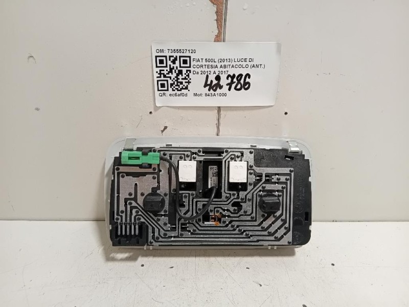 LUCE DI Cortesia Abitacolo ANT 7355527120 Fiat 500L 2013
