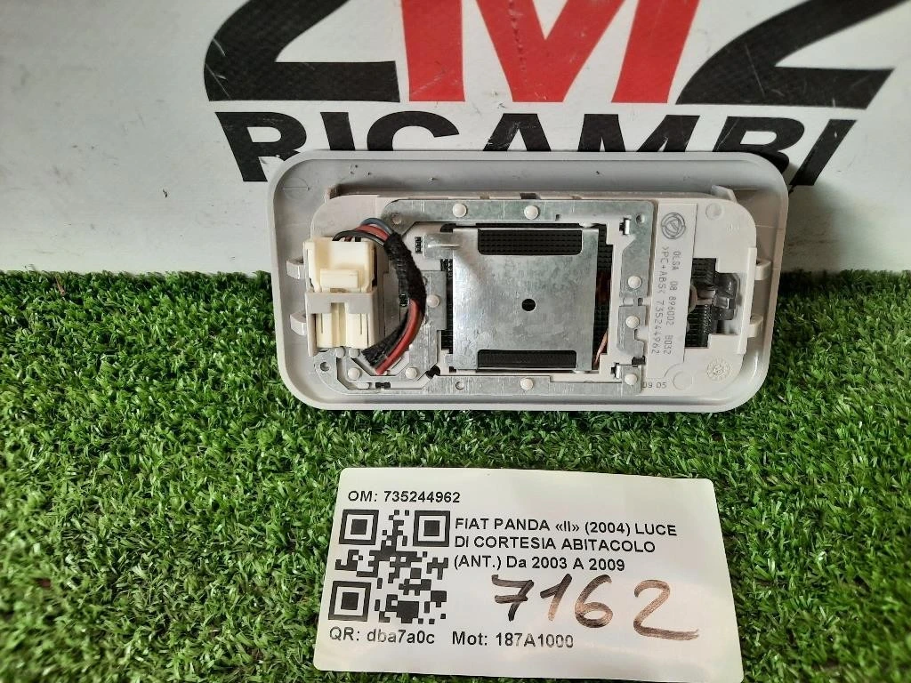 LUCE DI Cortesia Abitacolo ANT 735244962 Fiat Panda II 2004