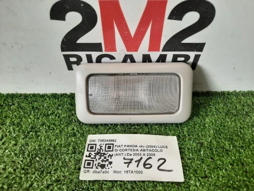 LUCE DI Cortesia Abitacolo ANT 735244962 Fiat Panda II 2004