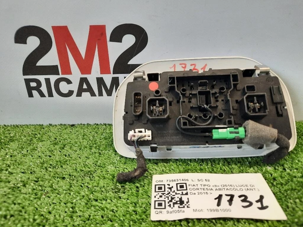 LUCE DI Cortesia Abitacolo ANT 735631406 Fiat TIPO II 2016