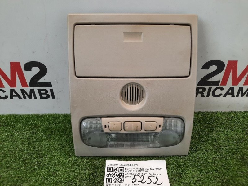 LUCE DI Cortesia Abitacolo ANT 3M51-R045B54-BGW Ford Mondeo IV SW 2007