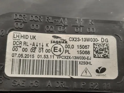 Proiettore ANT SX CX23-13W030-DG Jaguar XF II 2015