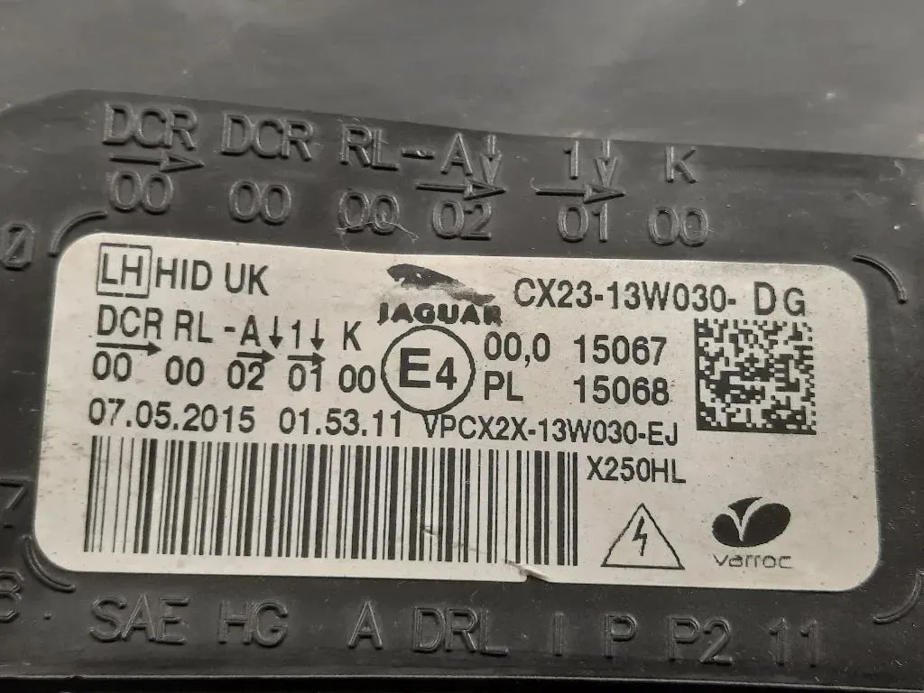 Proiettore ANT SX CX23-13W030-DG Jaguar XF II 2015