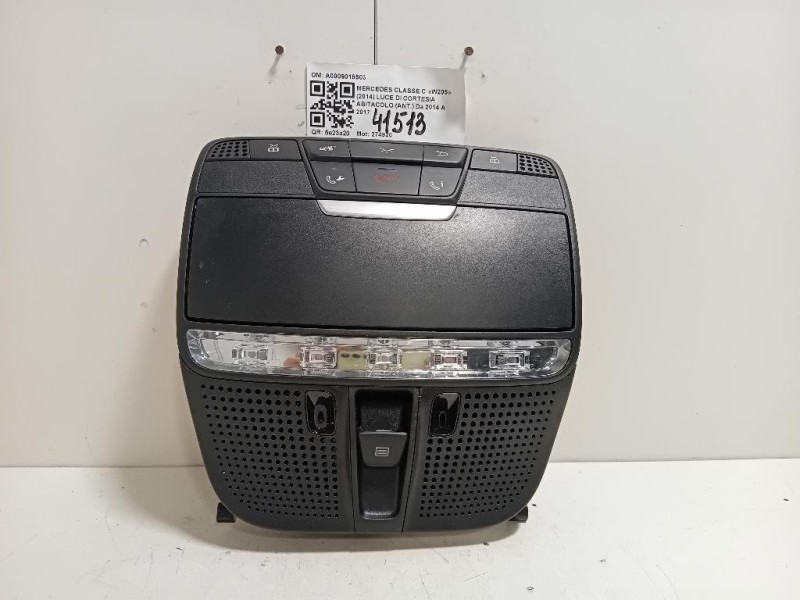 LUCE DI Cortesia Abitacolo ANT A0009018503 Mercedes Classe C W205 2014